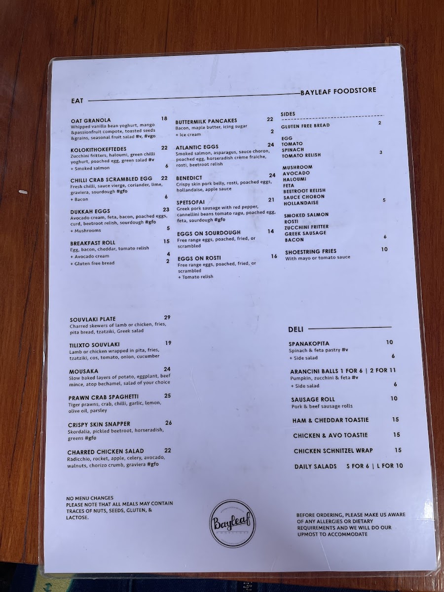 Menu Bayleaf-1