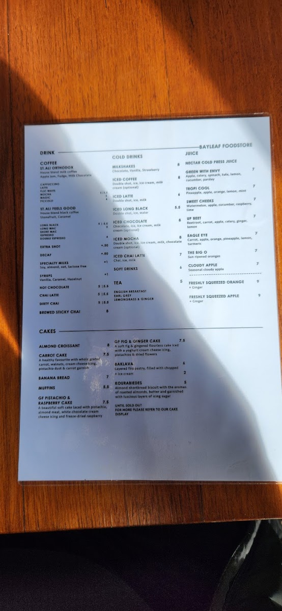 Menu Bayleaf-5
