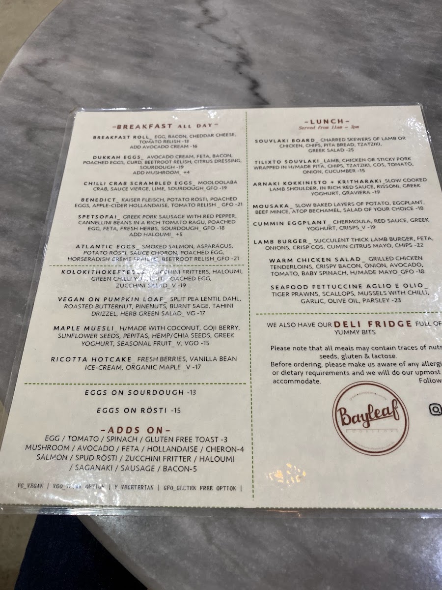 Menu Bayleaf-6